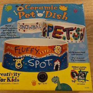 Customizable Ceramic Pet Dish